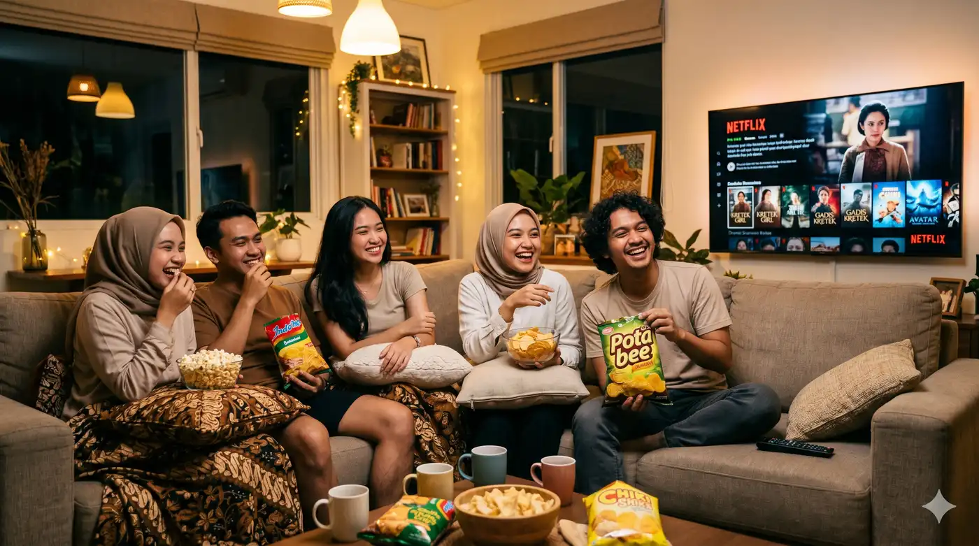 Ilustrasi berbagi akun Netflix - foto lifestyle