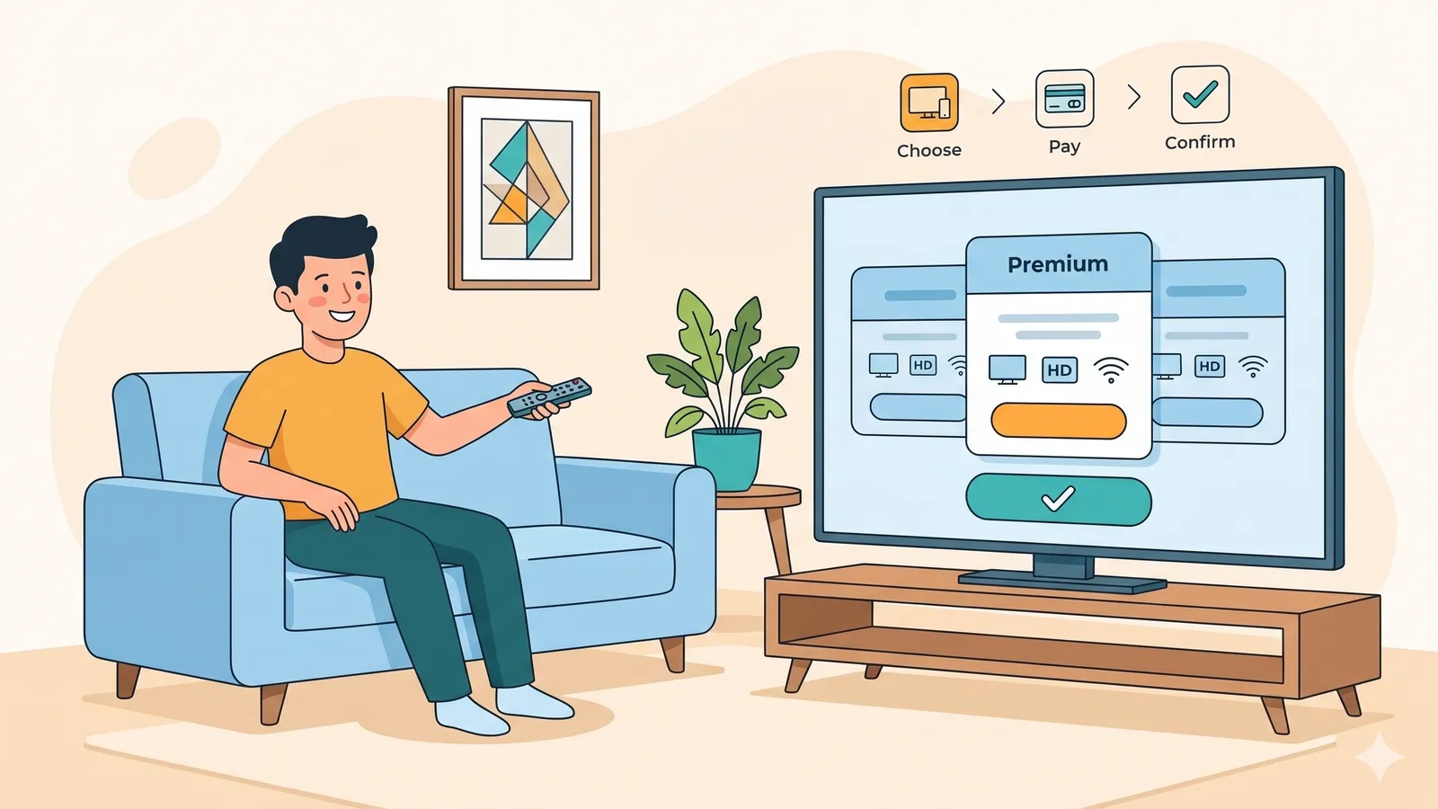 Langkah berlangganan Perbulan Netflix dengan aman dan mudah.