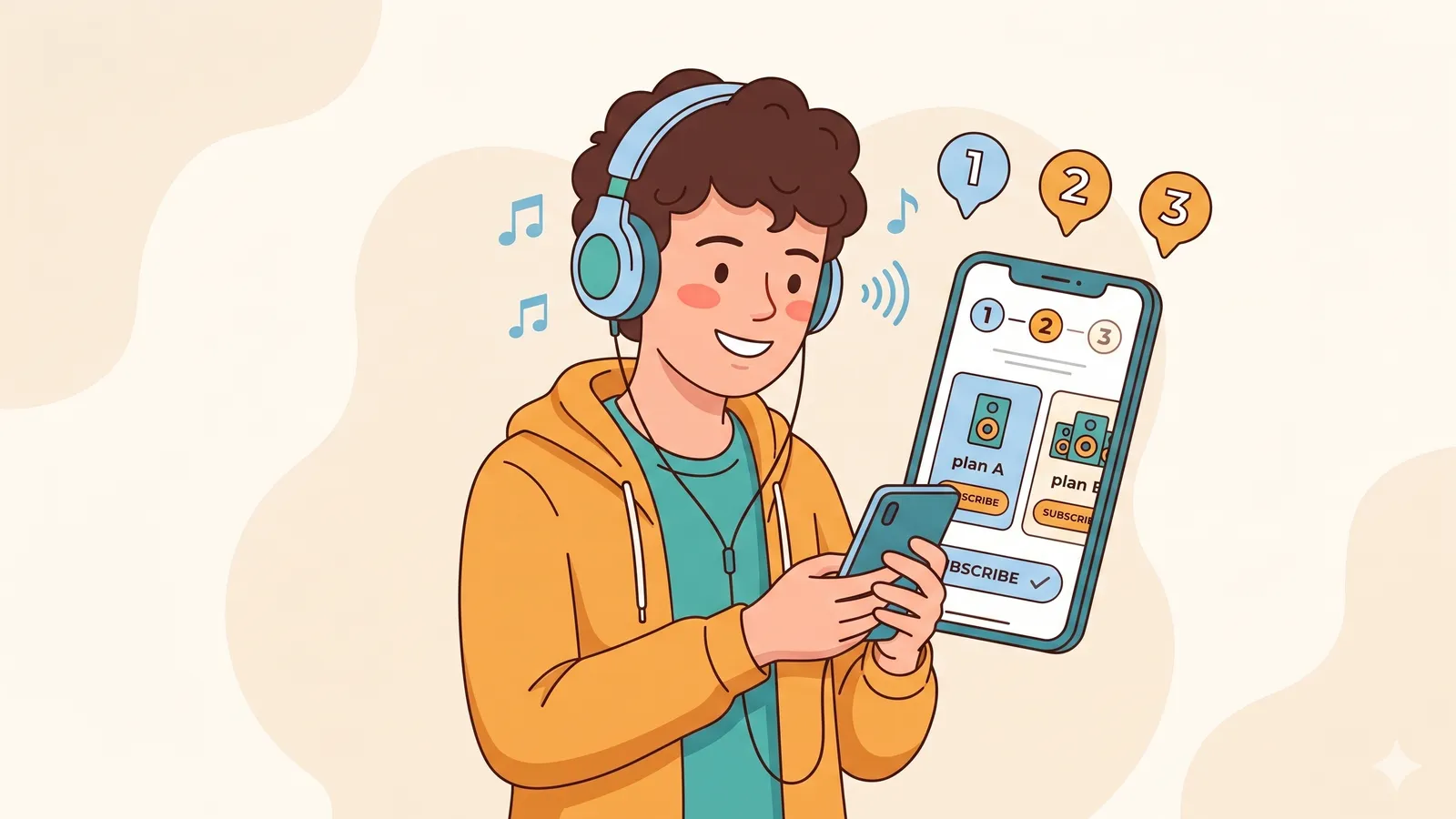Langkah berlangganan Spotify 3 Bulan Premium dengan aman dan mudah.