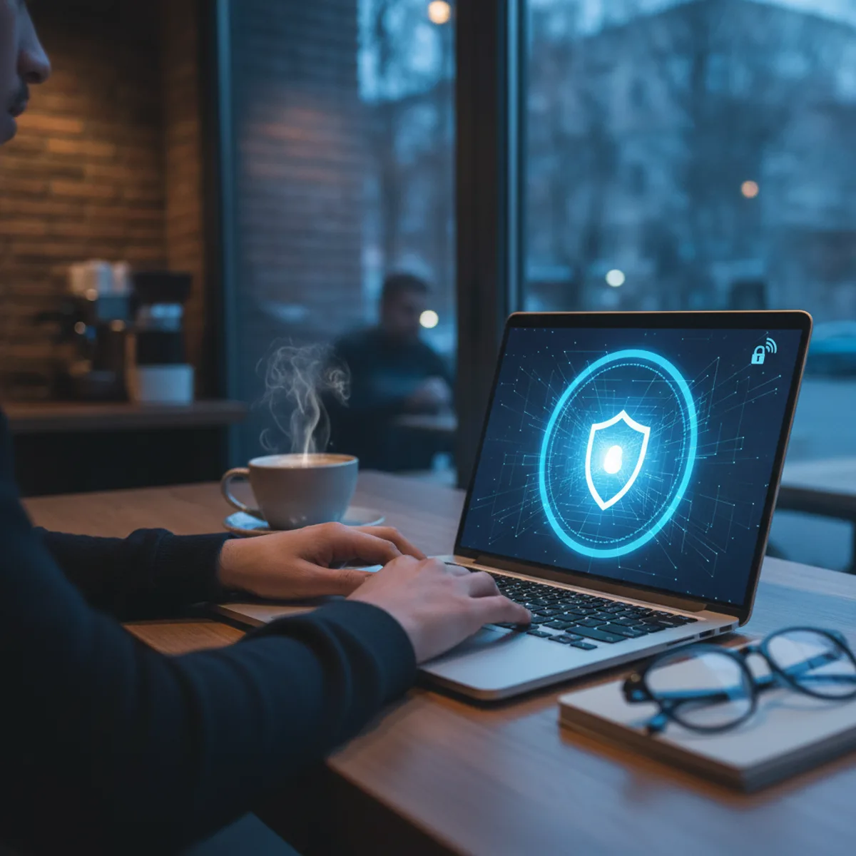 VPN premium melindungi koneksi saat memakai Wi-Fi publik