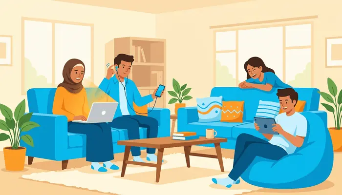 Komunitas pengguna Akunn yang senang berbagi langganan streaming premium bersama
